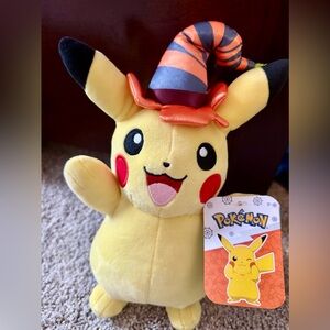 Pokemon Pikachu Plush with Witch Hat